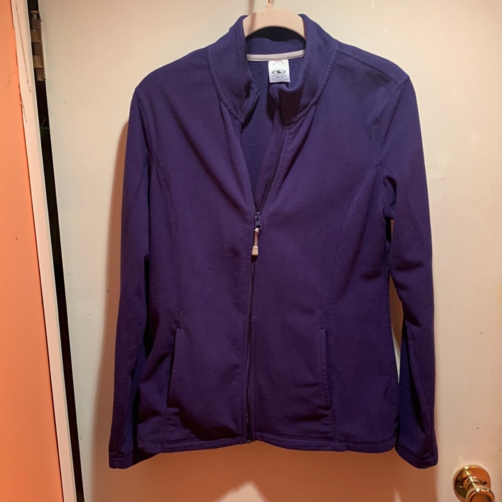 Athletic works fleece zip up jacket